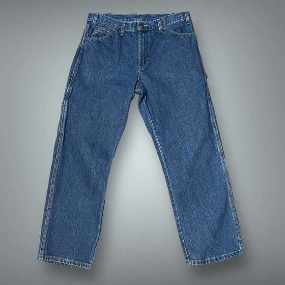 Dickies Other - Dickies Men’s Distressed Blue Denim Carpenter Jeans  - Size 34/30